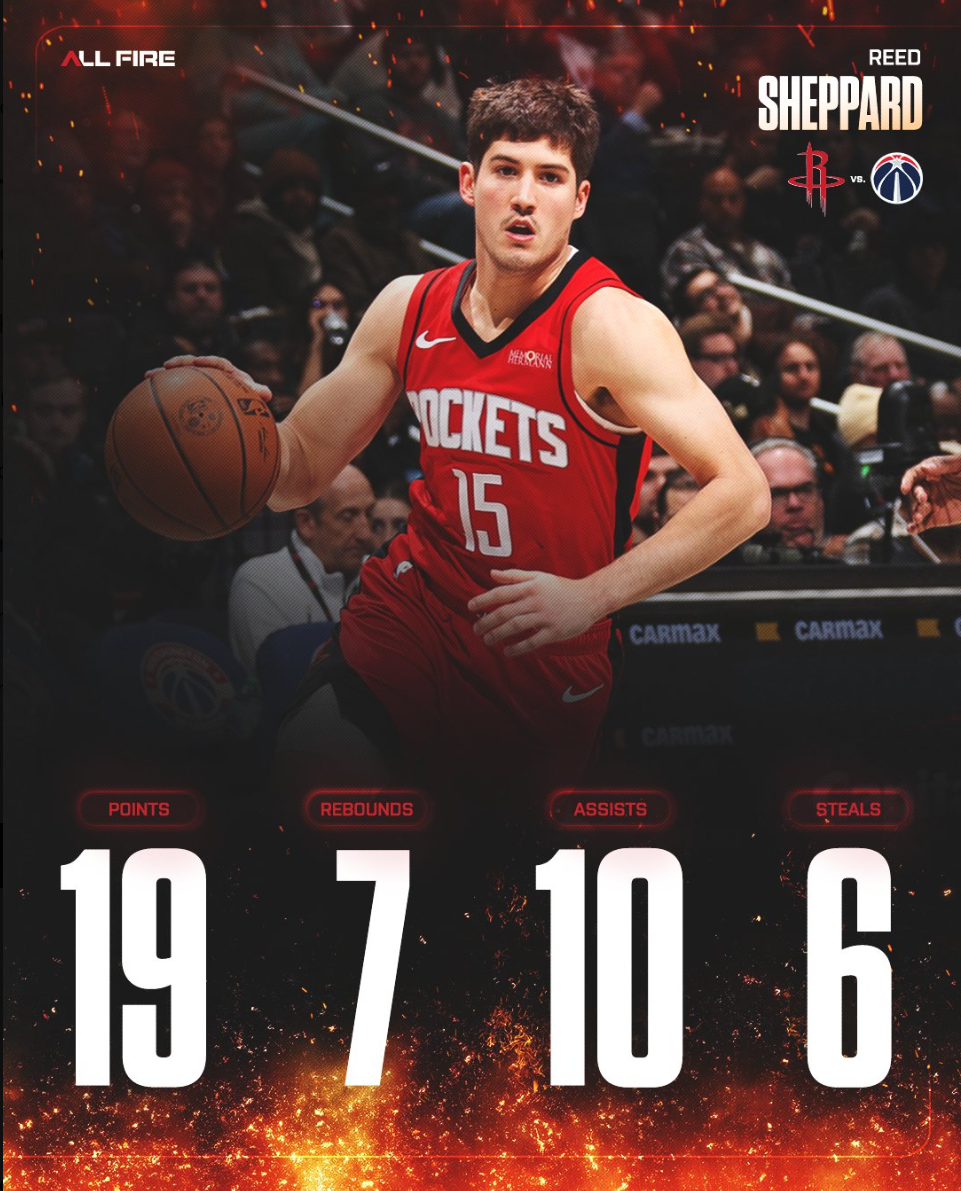 世界杯官方直播软件下载中心官网-谢泼德一战创6纪录先发7胜2负！休媒力挺稳居先发 申京：他太棒了